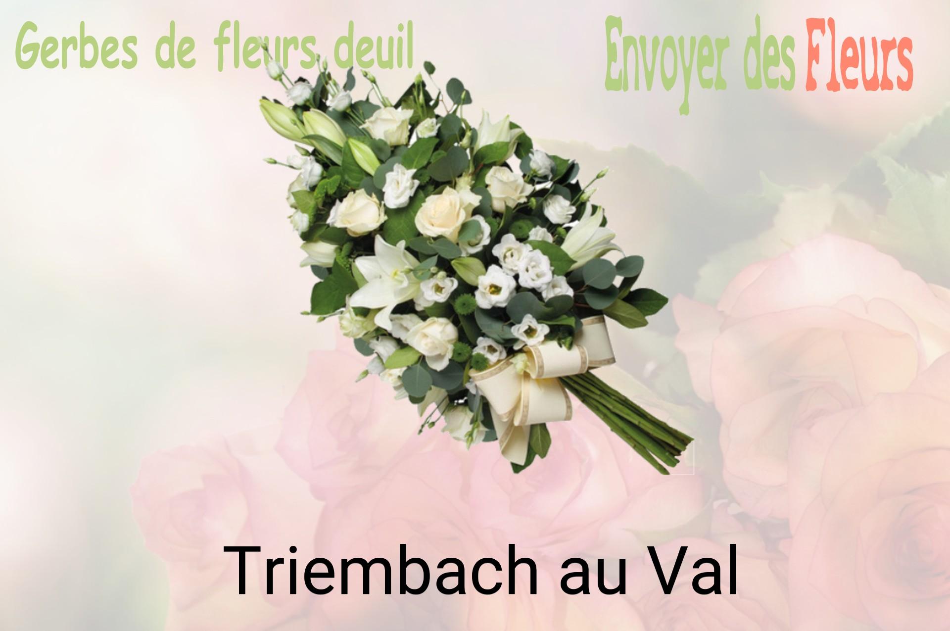 Gerbe de fleurs de deuil livrée à Triembach-au-Val
